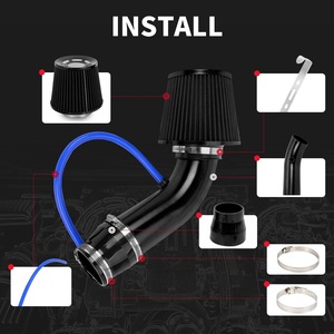 Kit de filtre à air froid en alliage d'aluminium de 76 mm pour véhicules performants - Product Image 2