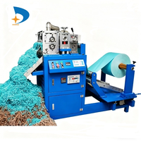 Machine à gaufrer le papier plissé pour boîtes cadeaux, déchiqueteuse automatique de papier froissé pour la fabrication de rembourrage d'emballages cadeaux