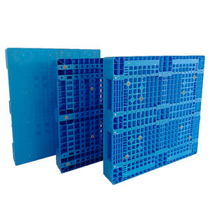 Paletas de plástico reutilizables estándar de HDPE industrial resistente para uso en estantes de vigas de almacén - Product Image 4