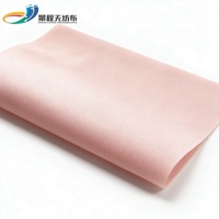 Rouleau de tissu non tissé en microfibre PP spunbond rose, 100g, antibactérien, ignifuge, haute densité, pour couvre-chaussures d'hôpital et hygiène