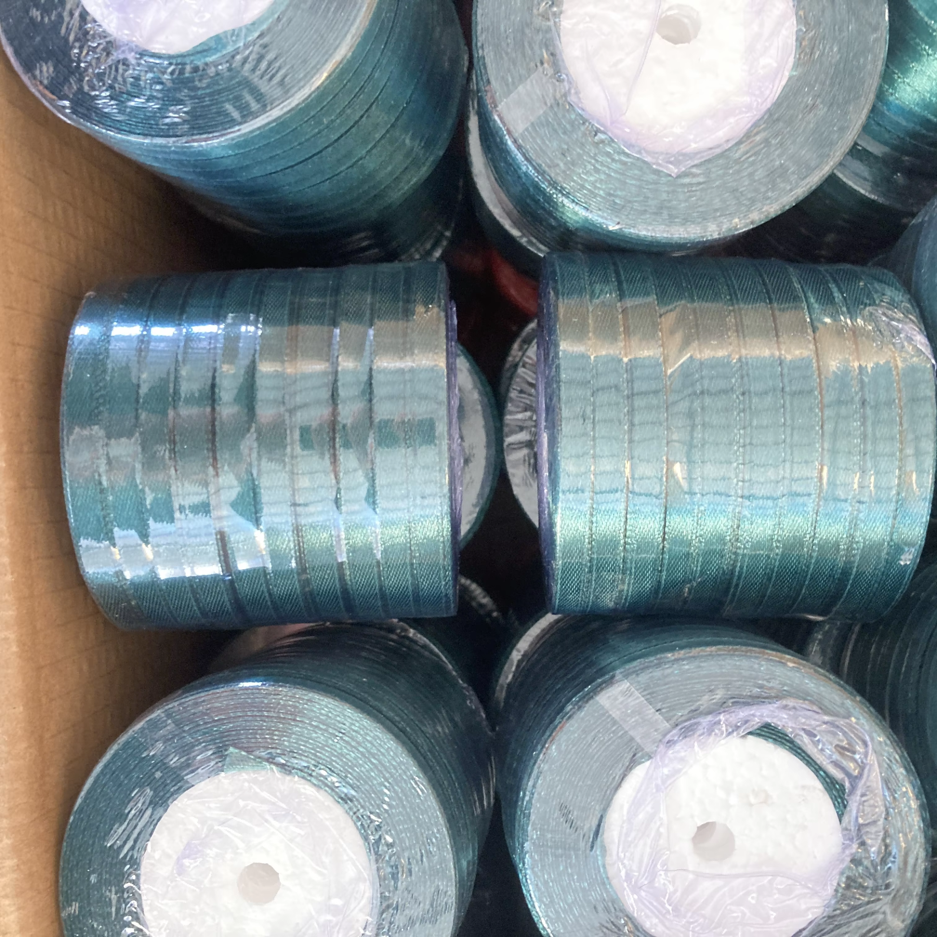 Byron Wholesale Custom Satin Ribbon Roll 1/2'' Satin Ribbon 1.2 cm for Floral Bouquets Gift Wrap