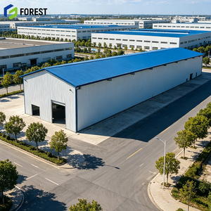 Seismic Resistant Prefabricated Modular Steel Structure Warehouse Heavy Duty Wide Span Commercial <b>Storage</b> Depot - Product Image 1