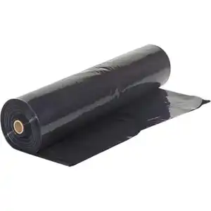 Insilato in plastica oscurante pellicola agricola in bianco e nero foglio di insilato per bunker copertura di panda serra pellicola in poly silo telo