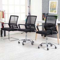 Chaise de bureau pivotante en maille à dossier haut et moyen, de seconde main, au meilleur prix, pour la maison, chaise de direction en lucite