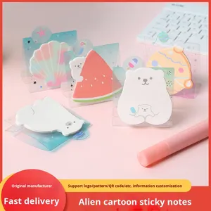 Bloc-notes au design ours <span class=keywords><strong>polaire</strong></span> de dessin animé, papeterie mignonne, bloc-notes pour étudiants, bloc-notes à feuilles mobiles - Product Image 6