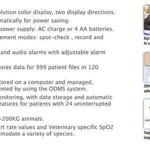 Oxímetro de Pulso Veterinario Portátil, Equipo Veterinario para Uso en Hospitales de Mascotas, Oxímetro de Mano para Animales - Product Image 5