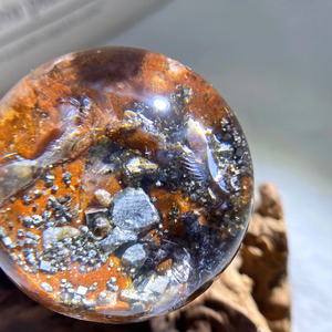 Factory Direct Selling Natural Pyrite Garden Quartz Sphere <b>Ball</b> rare <b>Crystal</b> Specimen Pyrite-garden <b>Crystal</b> Chakra Meditation - Product Image 4