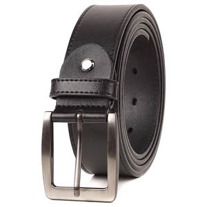 Cinturón Casual de Cuero Genuino Personalizado de Alta Calidad para Hombre, Diseño de Logotipo Personalizado, Cinturones de Cuero Duraderos - Product Image 1