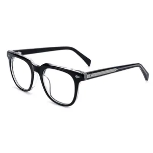 New Fashion Design Eyeglasses Frames Square Optical Glasses Acetate Optical Glasses For Men Women