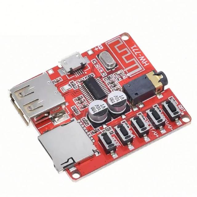 BTMP3 Decoding Board WAV FLAC Lossless Audio Playback USB Flash Drive TF Module for Truck Mounted Speaker Modification
