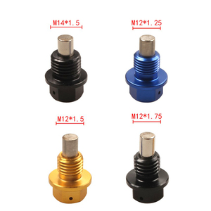 ปลั๊กระบายน้ำมันแม่เหล็กอะลูมิเนียมอัลลอ<span class=keywords><strong>ย</strong></span>ด์ M12x1.25/M12x1.5/M14x1.5/M20x1.5 พร้อมแหวนซีล 5 สี ใช้ได้กับรถยนต์ทั่วไป - Product Image 2