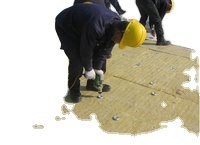 고밀도 180kg/m3 고강도 100mm 두께 단열재 락울 건축 자재 - Product Image 2