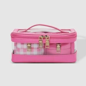 Femmes nouveau PVC cuir fermeture éclair léger Portable poche maquillage organisateur sac à la mode doux sac cosmétique étui - Product Image 1