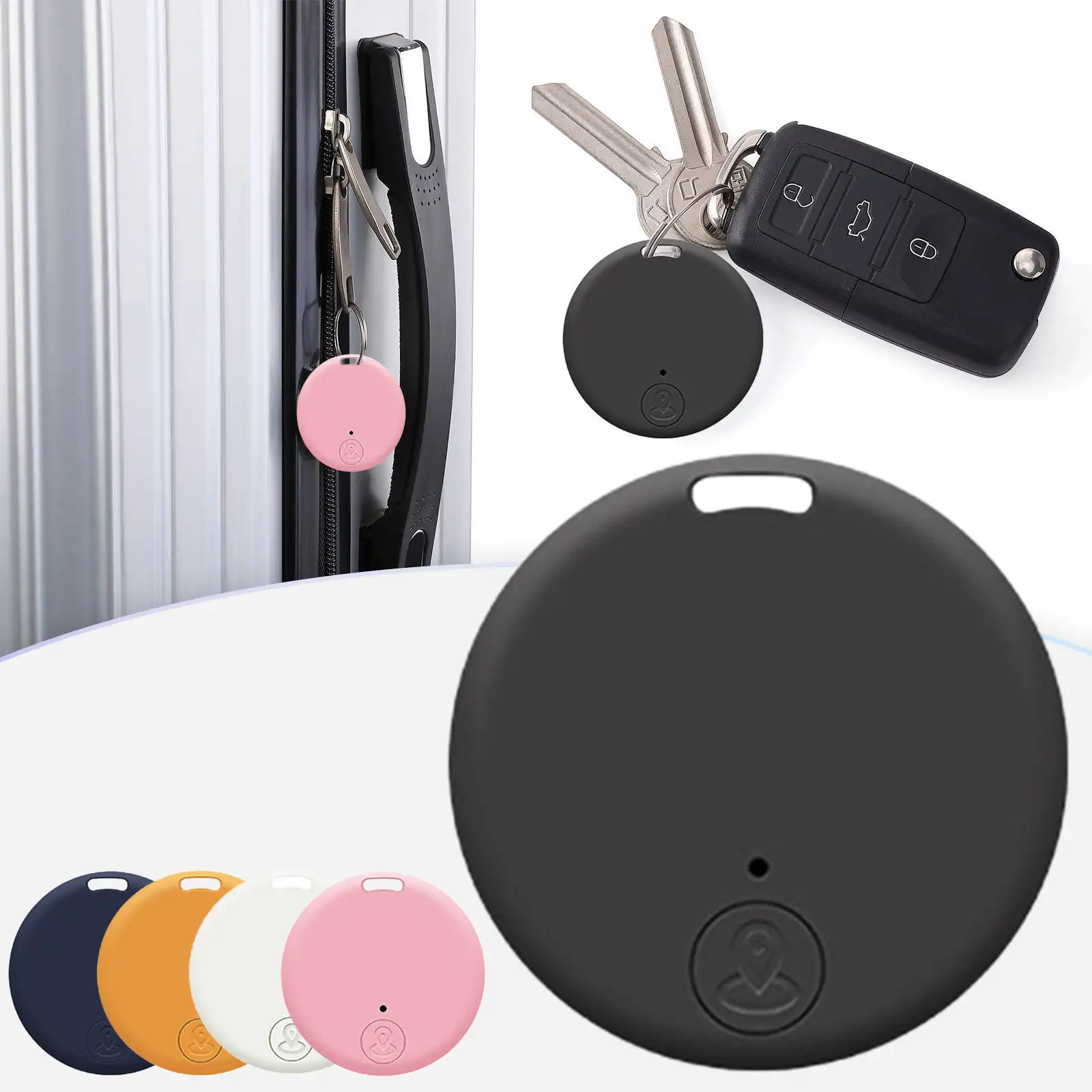 2022 Pet Wireless Anti lost Keychain Alarm Key Finder Tracker Itag Smart Tracking Device Bluetooth Key Finder