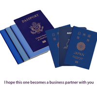 Couverture de passeport personnalisée avec impression sur mesure, logo de marque personnalisé