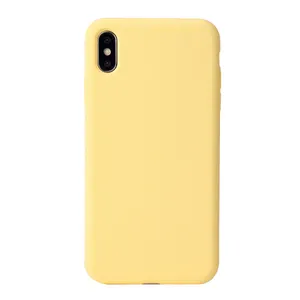 Cojín de Gel de silicona ecológico para iPhone XS, funda protectora de silicona para iPhone XS