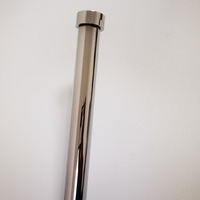 Tuyaux de colonne de douche muraux en acier inoxydable, bras de douche à longue extension pour pommeau de douche