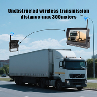 Kit de moniteur numérique sans fil AHD 9 pouces OEM/ODM pour camion lourd et bus. Système de caméra de recul haute fiabilité