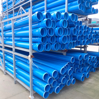 Tube PVC Bleu 90mm 110mm 125mm Fabricant De Tuyaux De Plomberie En PVC 4 "5" 6 "8 Pouce