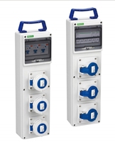Boîte de distribution d'alimentation industrielle de pointe, multiprises 220V 16-63A Kangge KG-1805B