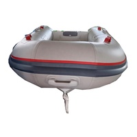 Noahyacht bateau léger à coque en v profond, bateau côtelé 8 pieds en aluminium, bateau gonflable en pvc, 240cm