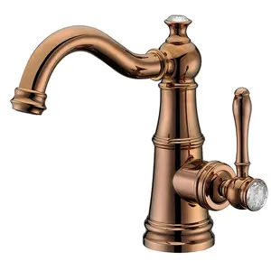 HIMARK bathroom brass material cupc copper body vintage faucet for vanity