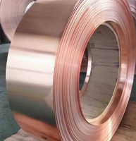 Pureté 99.99% Cu ASTM T1 T2 T3 TP1 TP2 bande de cuivre et rouleau de feuille de bobine pour la fabrication électrique et industrielle