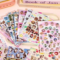 Mr.Paper – Livre d'autocollants découpés en forme de chat mignon, autocollants écologiques auto-adhésifs pour journalisation, coque de téléphone, bricolage et scrapbooking