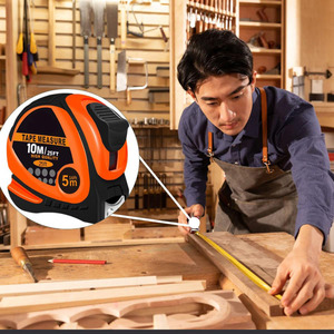 Cinta Métrica de 5 Metros con Logotipo Personalizado, Unidades en Pulgadas y Métricas, Carcasa Recubierta de Goma Resistente a Impactos - Product Image 3