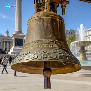 Большая бронзовая скульптура-колокол ручной работы для улицы, декоративное искусство для церкви, площади, достопримечательности - Product Image 1