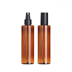 200 ml protection de l'environnement ambre soins de la peau pour animaux de compagnie Lotion vaporisateur bouteille pressurisé couvercle de tête de pompe <span class=keywords><strong>buse</strong></span> de brume fine - Product Image 1