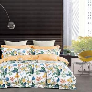 <span class=keywords><strong>Sndon</strong></span>-Juego de cama de algodón con funda de almohada, textiles para el hogar, tamaño king, bordado - Product Image 5