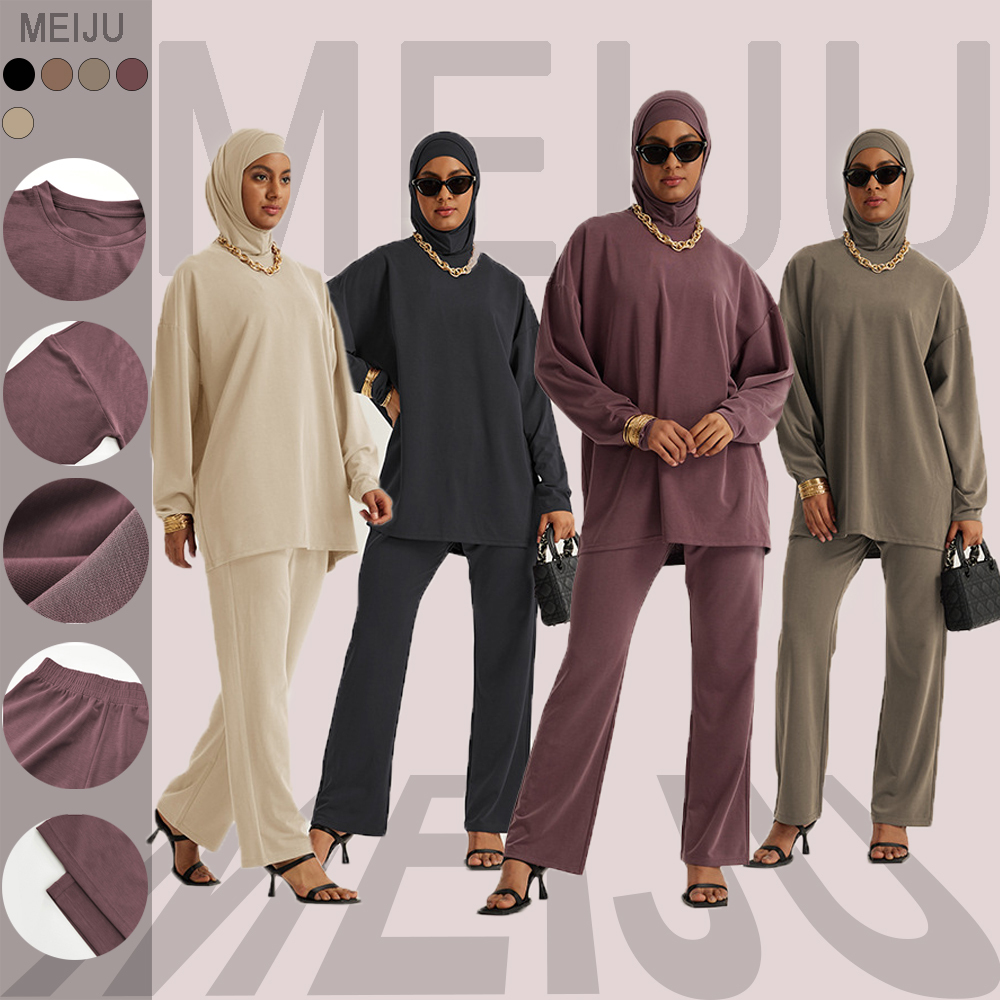 Modest Active Wear Women's Sports Sets Muslim Sportswear Women Sweat Suit · image 2