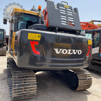Excavatrice sur chenilles VOLVO EC140 d'occasion, 14 tonnes, pelleuse moyenne, modèle 2023, pompe et moteur en stock
