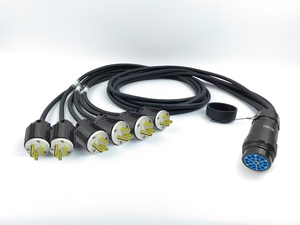 Chuyên Nghiệp 1-Meter 19-Pin Socapex 6Edison 3*2.5Mm ² Cáp Điện Vá Dây Cho Máy Chiếu Âm Thanh Video Nhà Máy Giá Kết Hợp - Product Image 2