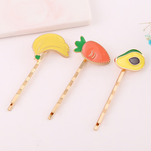 Cute Fruit Hair <b>Clips</b> Metal Plated 10 Cm Summer Casual Hair Accessories - Product Image 2