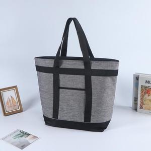 Bolsas de mano impermeables para compras, bolsas de picnic, bolsas con aislamiento de papel de aluminio, bolsa de almacenamiento aislada - Product Image 2