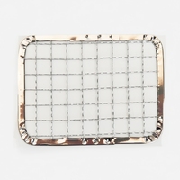 Grille de barbecue à trous ronds en acier inoxydable, grille en fil métallique pour poisson, légumes, fruits de mer, fumoir à charbon, four, cuisson