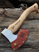 Nouvelle Hache de Viking en Acier à Haute Teneur en Carbone, Qualité Industrielle, Tactique de Survie en Extérieur, Manche en Bois, 55HRC, pour Couper le Bois