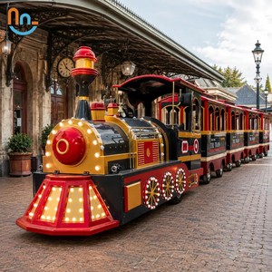 Treno Elettrico Senza Binari Joy2fun, Velocità 7km/<span class=keywords><strong>h</strong></span>, Capacità di Carico >500kg per Parchi Divertimento, Centri Commerciali, Resort - Product Image 1
