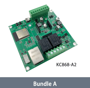 Boutique en ligne KinCony KC868-A2 Interrupteur intelligent 2 canaux Wi-Fi <span class=keywords><strong>Tuya</strong></span> 4G/2G Carte SIM GPS pour la maison, le bureau et le garage - Product Image 3