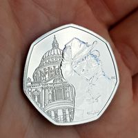 WD Ebay listo venta real menta réplica Paddington oso 50p valor monedas colección