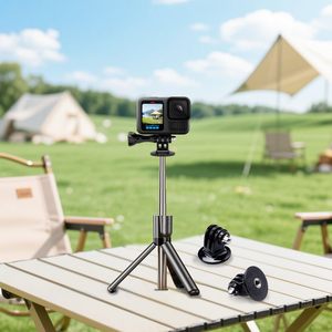 Soporte adaptador de trípode Suptig de 1/4 "para Cámara de Acción Hero 9/8/7/6/5/4/3 +/3 Sony AEE <span class=keywords><strong>Xiaomi</strong></span> <span class=keywords><strong>Yi</strong></span> Osmo - Product Image 2