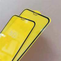 Protection d'écran en verre trempé 2.5D 9H 0.33mm 9D pour iPhone 15 14 13 12 11 Pro Max