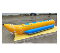 Bateau banane gonflable, équipement de remorquage pour jet ski, équipement de surf, jouets aquatiques, poisson volant, bateau rapide flottant de grande taille pour l'extérieur