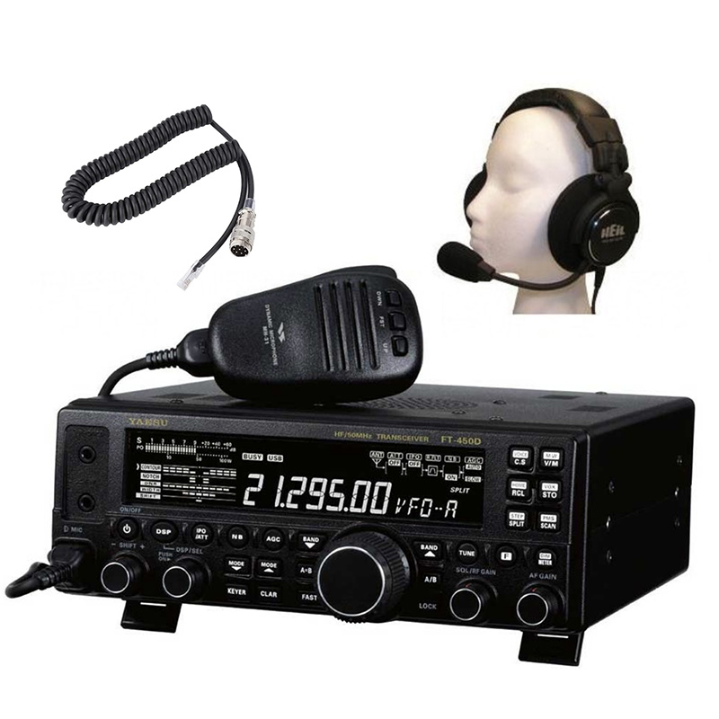 Yaesu FT-450D - 100W VHF Ham Mobile Radio with Antenna Tuner