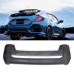 สปอยเลอร์หลังคาคาร์บอนสำหรับ Honda Civic FC1 FK7 FK8 รุ่นที่ 10 Si Type R Coupe Hatchback Sedan - Product Image 1