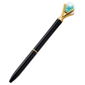 Factory Wholesale <b>Pen</b> Transparent Ball With Bling Glitter Inside Metal <b>Pen</b> Fancy Beautiful Gift <b>Pen</b> for Ladies and Child - Product Image 6