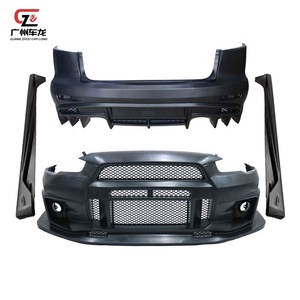 Bộ bodykit xe hơi chất liệu PP trực tiếp từ nhà máy dành cho <span class=keywords><strong>Mitsubishi</strong></span> <span class=keywords><strong>Lancer</strong></span> 2009-2017, độ chế tạo, cản trước sau, ốp sườn, cản xe - Product Image 2