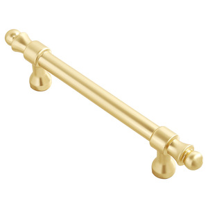 Jian Hao - Tiradores de Puerta de Gabinete de Aleación de Zinc Estilo Francés, Color Cobre Mate Dorado, un Solo Orificio, Diseño Moderno y Minimalista - Product Image 3